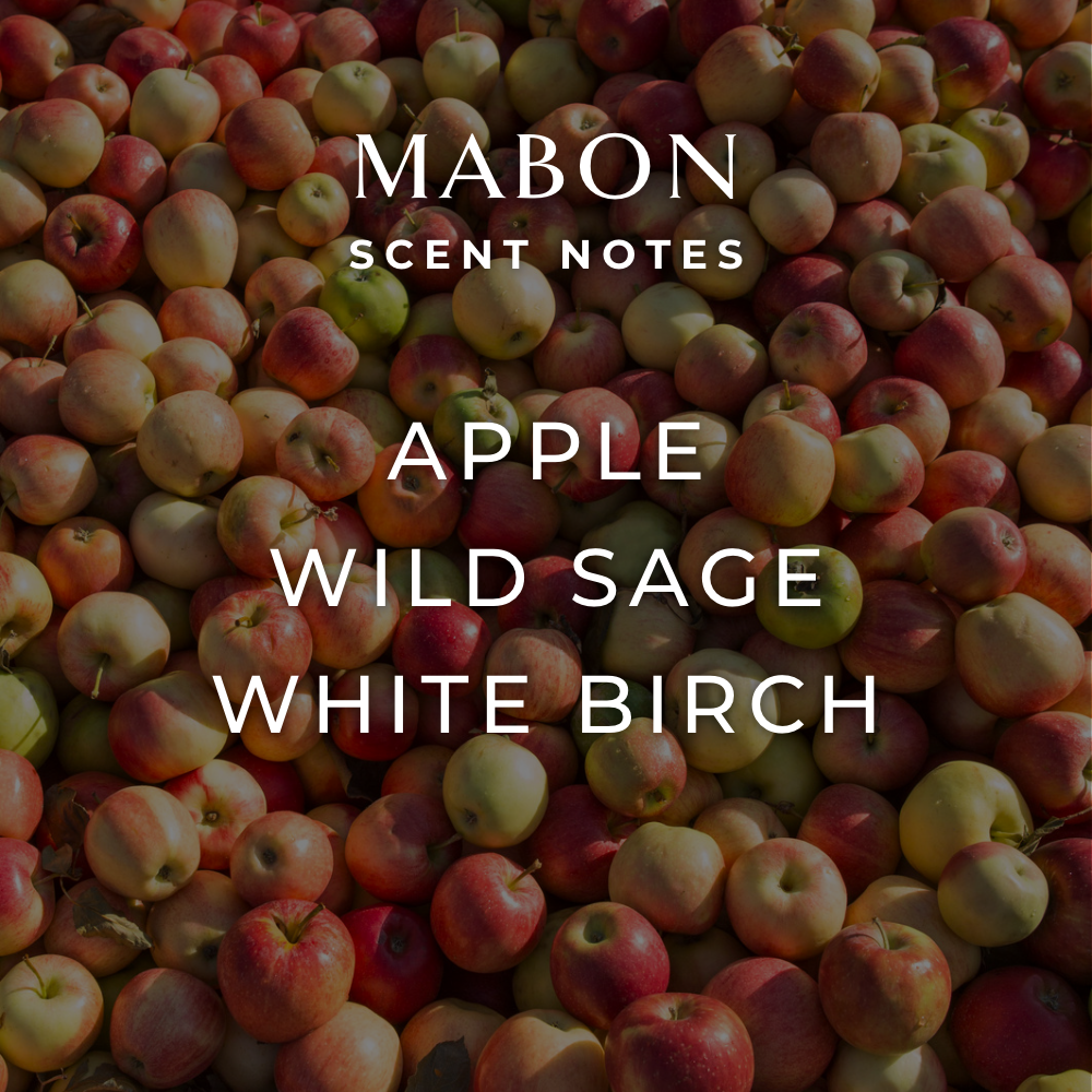 Mabon Amber Jar Candle