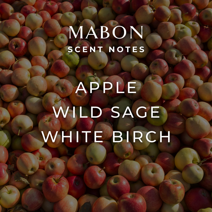 Mabon Amber Jar Candle