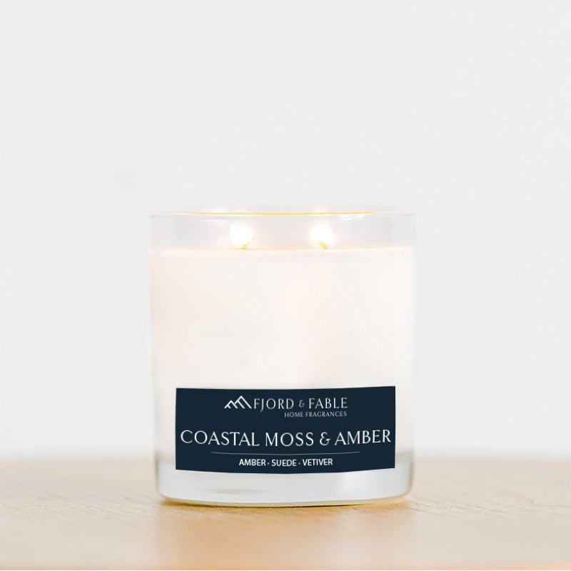 Coastal Moss & Amber Candle (Archived) - FJORD AND FABLE