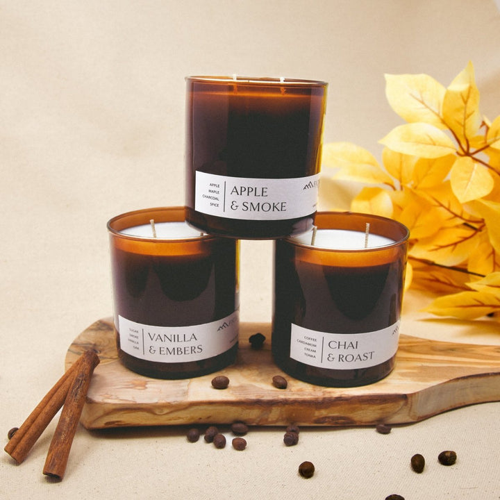 Amber Jar Candle Set - FJORD AND FABLE