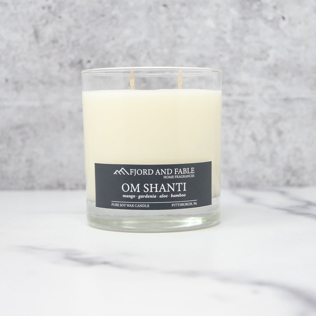 Om Shanti Candle - FJORD AND FABLE