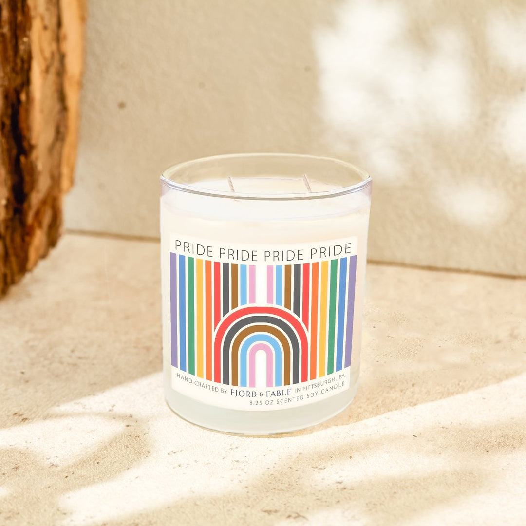 Pride Pride Pride Pride Candle - LIMITED RELEASE - FJORD AND FABLE