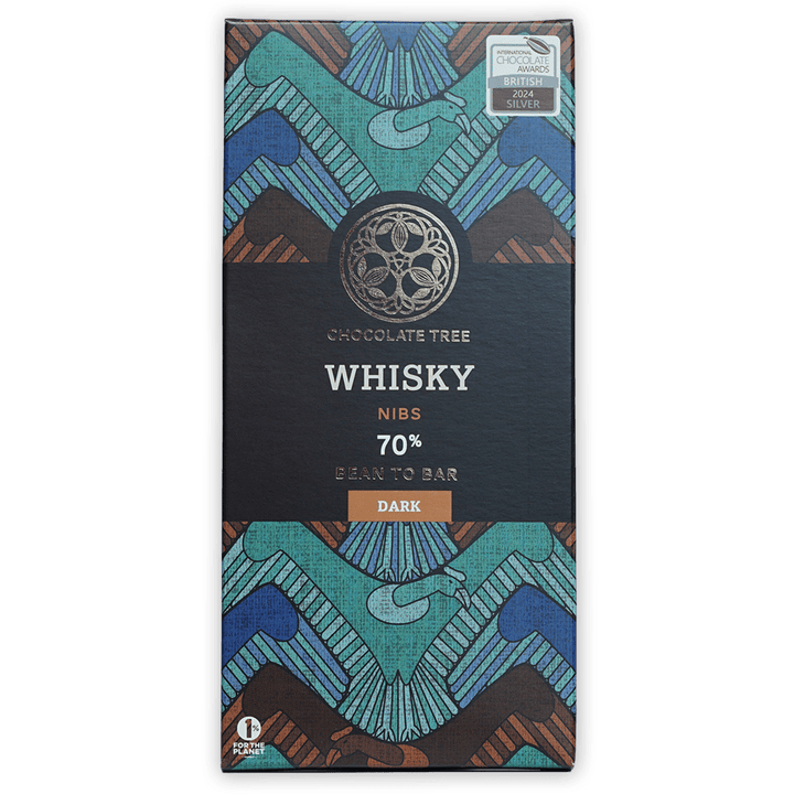 Dark Chocolate with Whisky Nibs - FJORD AND FABLE