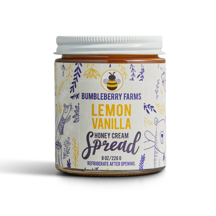 Lemon Vanilla Honey Cream Spread - FJORD AND FABLE