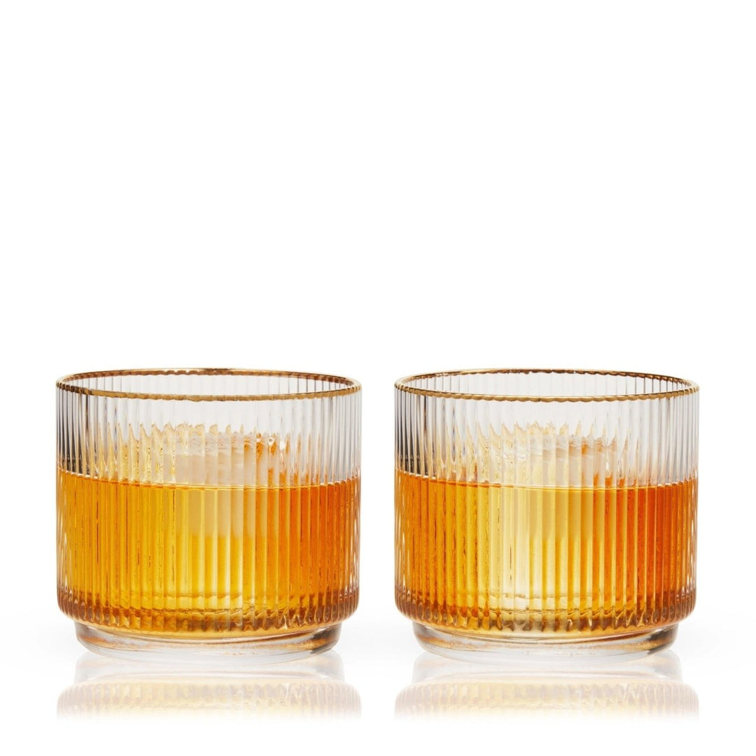 Meridian Crystal Lowball Tumblers · Set of 2 - FJORD AND FABLE