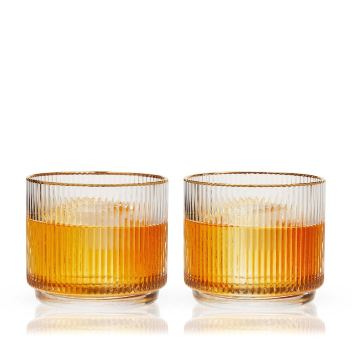 Meridian Crystal Lowball Tumblers · Set of 2 - FJORD AND FABLE