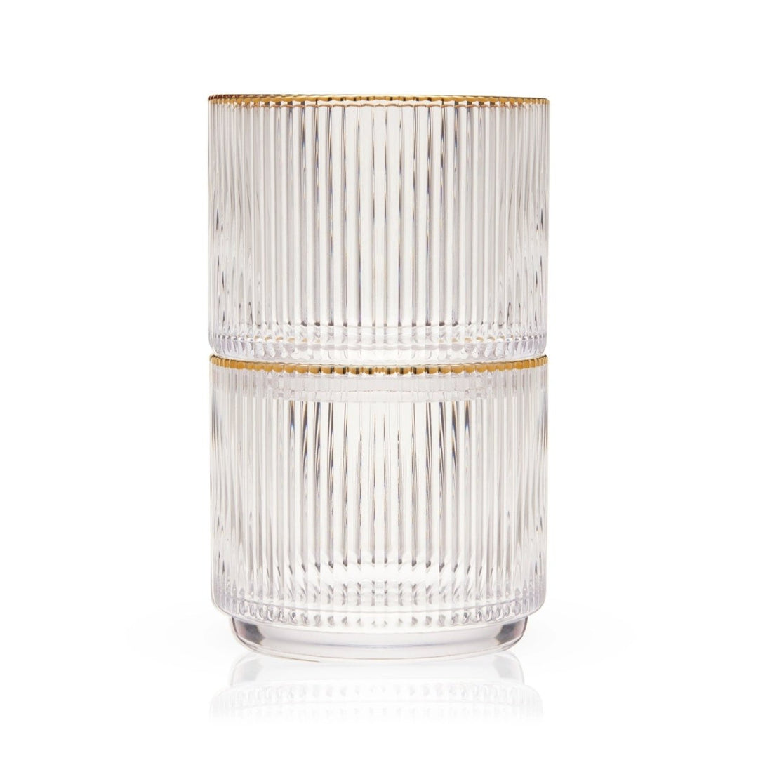 Meridian Crystal Lowball Tumblers · Set of 2 - FJORD AND FABLE