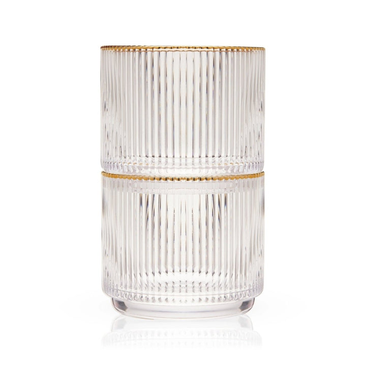Meridian Crystal Lowball Tumblers · Set of 2 - FJORD AND FABLE