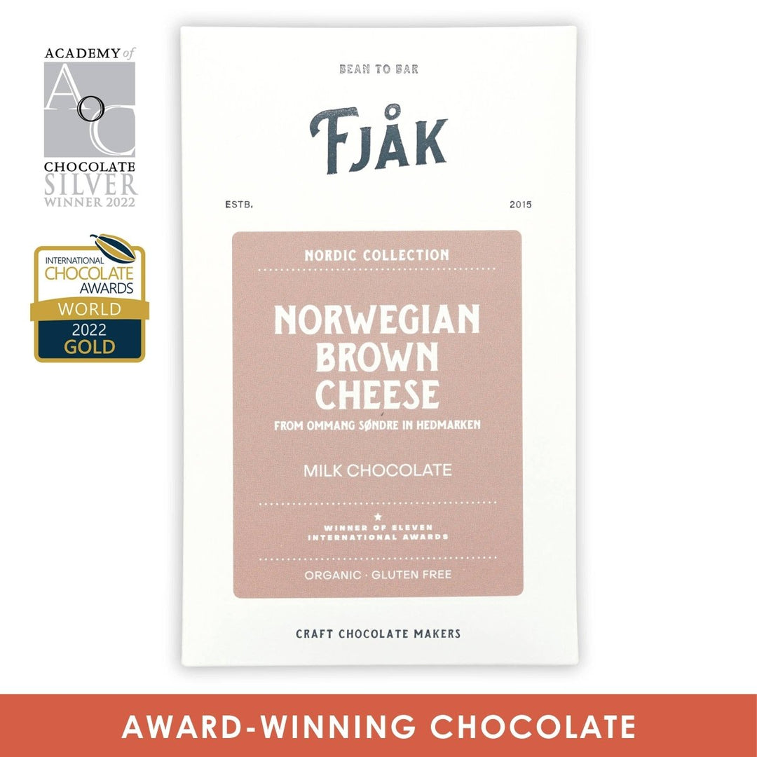 Milk Chocolate Bar with Brown Cheese - FJORD AND FABLE