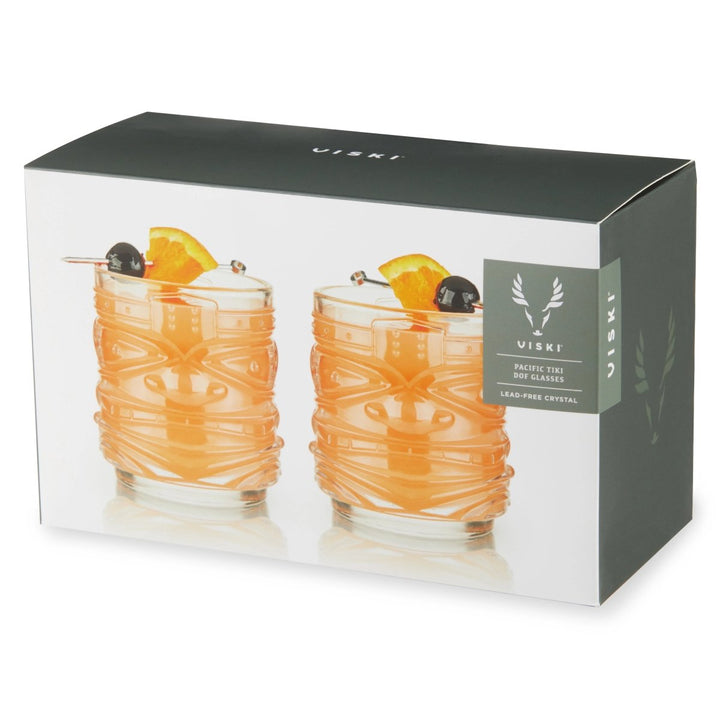Pacific Crystal Tiki Tumblers · Set of 2 - FJORD AND FABLE