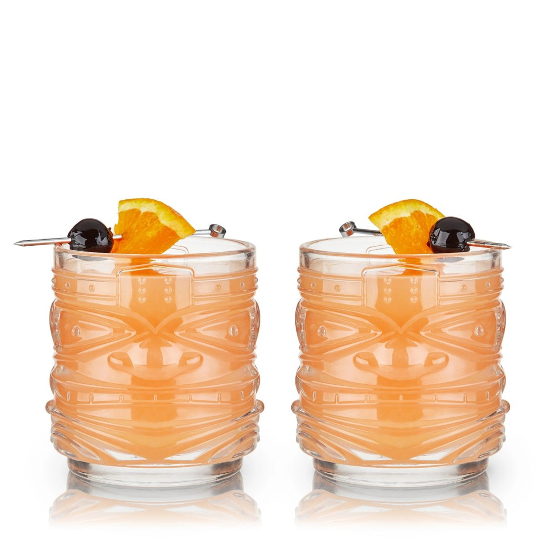 Pacific Crystal Tiki Tumblers · Set of 2 - FJORD AND FABLE