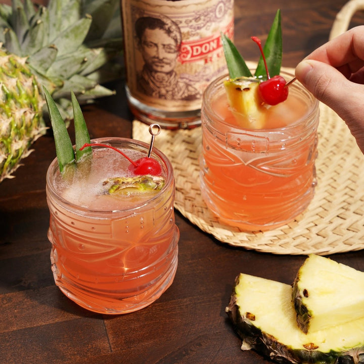 Pacific Crystal Tiki Tumblers · Set of 2 - FJORD AND FABLE