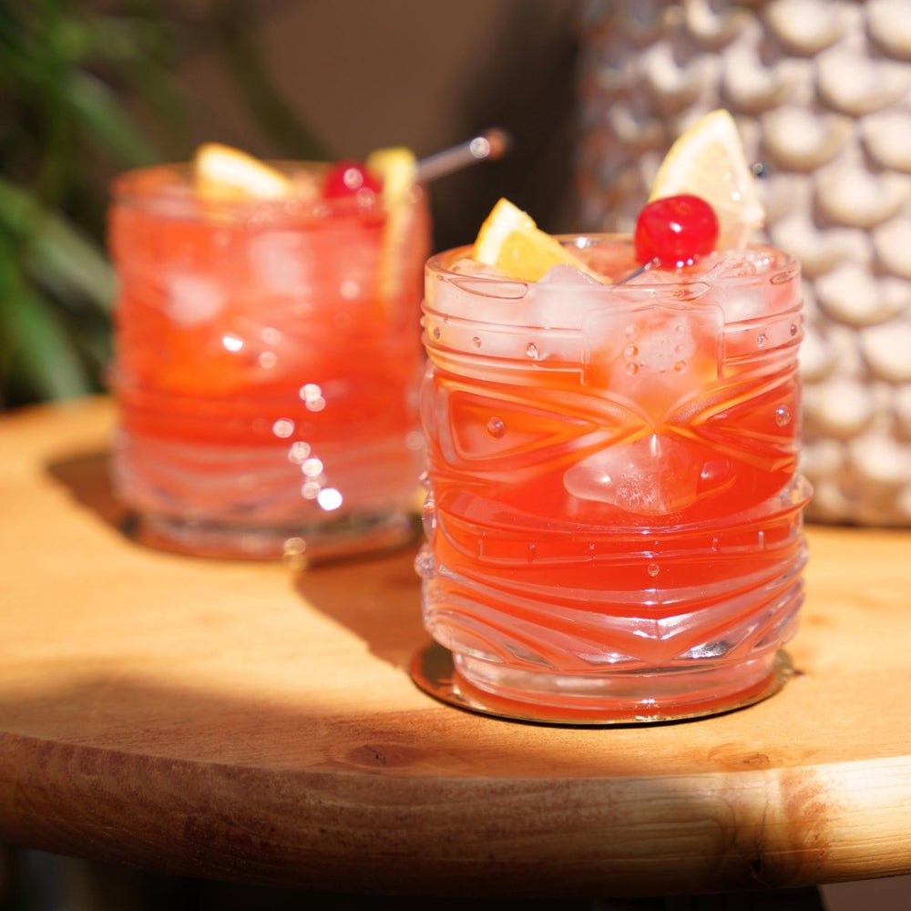 Pacific Crystal Tiki Tumblers · Set of 2 - FJORD AND FABLE