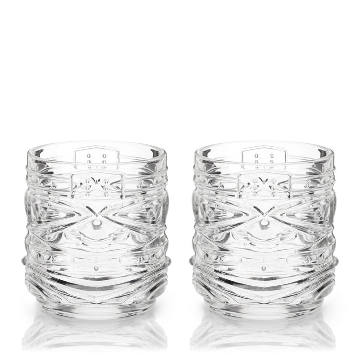 Pacific Crystal Tiki Tumblers · Set of 2 - FJORD AND FABLE