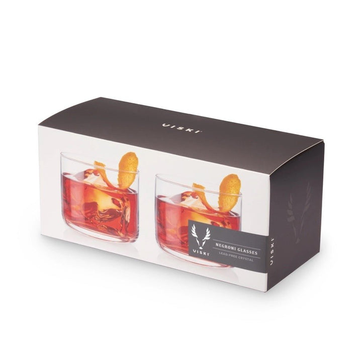 Raye Crystal Negroni Glasses · Set of 2 - FJORD AND FABLE