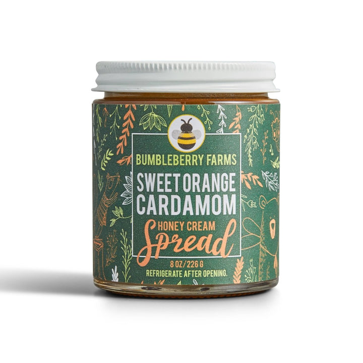 Sweet Orange Cardamom Honey Cream Spread - FJORD AND FABLE