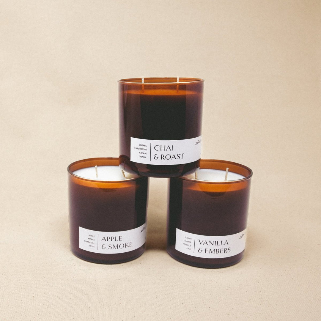 Amber Jar Candle Set - FJORD AND FABLE