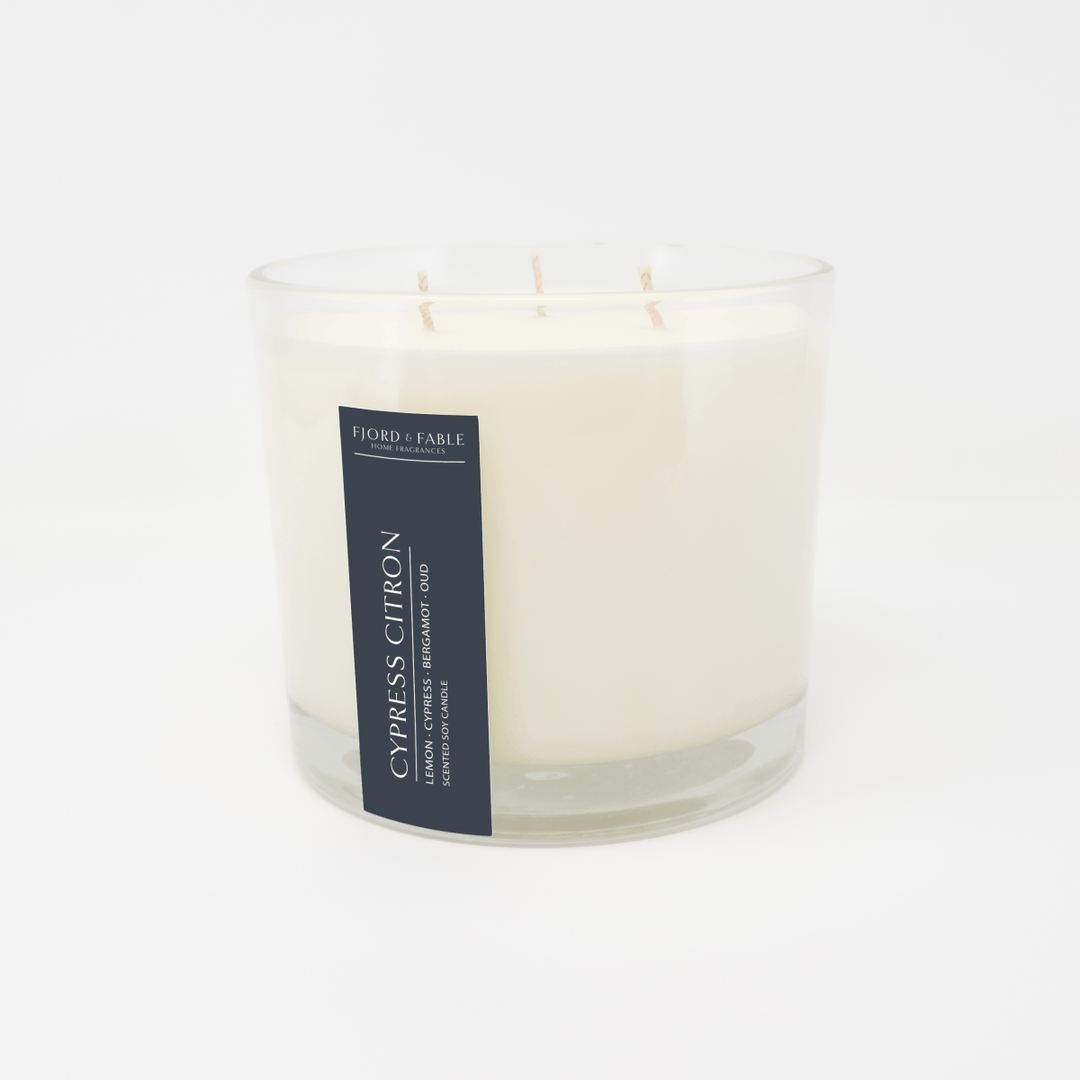 Cypress Citron Giant Candle - FJORD AND FABLE