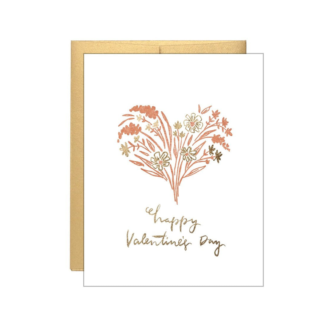 Happy Valentine's Day Bouquet - Card - FJORD AND FABLE
