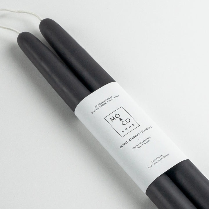 Taper Candle - Charcoal - FJORD AND FABLE