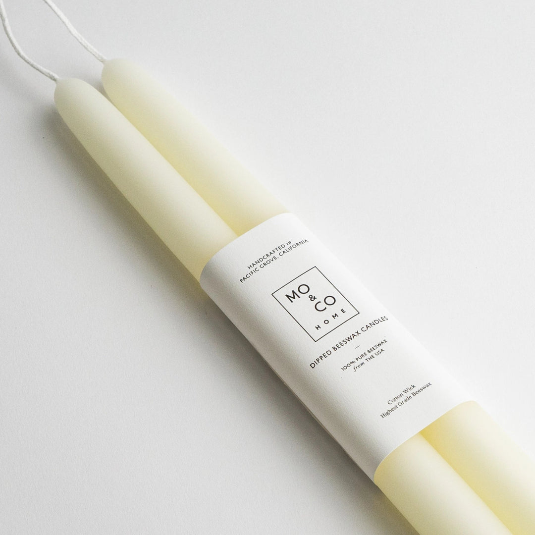 Taper Candle - Natural White - FJORD AND FABLE