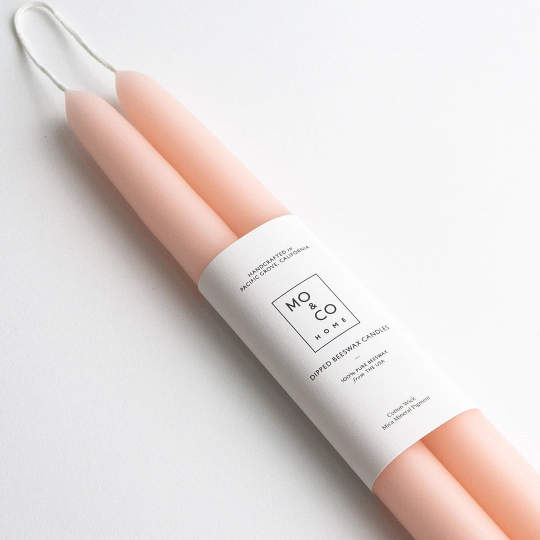 Taper Candle - Pink Rose - FJORD AND FABLE