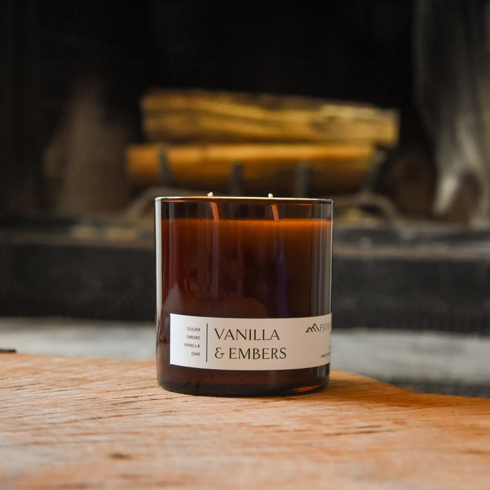Vanilla & Embers Candle - FJORD AND FABLE